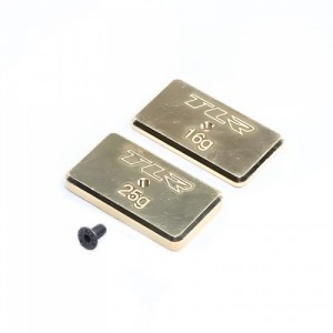 [TLR Racing] Rear Brass Weight Set, 16g 