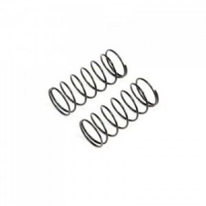 [TLR Racing] Black Front Springs, Low Frequency, 12mm (2)