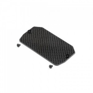 [TLR Racing] Carbon Electronics Mounting Plate: 22 5.0