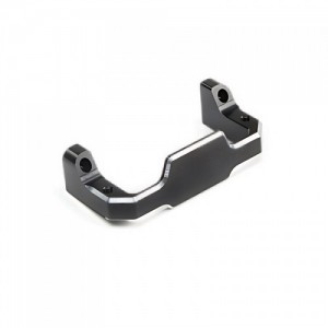 [TLR Racing] Servo Mount, Aluminum, Black: 22 5.0