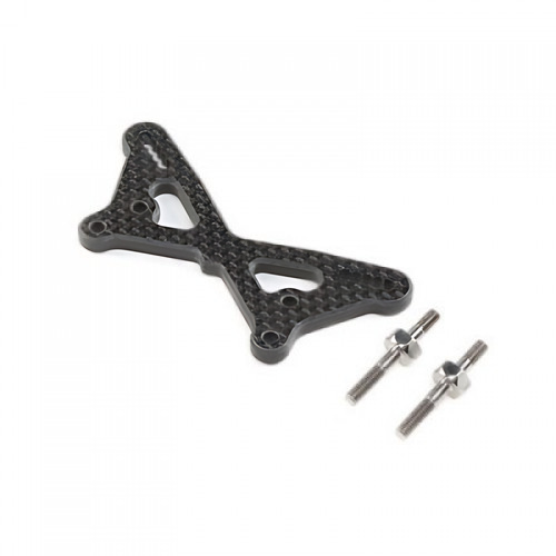 �˾���ũ TLR334054 [TLR Racing] Carbon Front Tower w/Ti Standoffs: 22 5.0