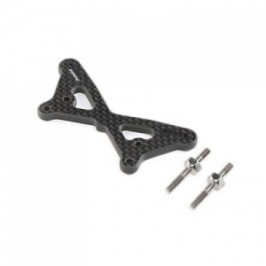[TLR Racing] Carbon Front Tower w/Ti Standoffs: 22 5.0