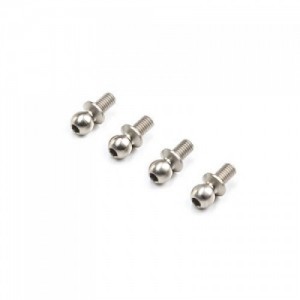 [TLR Racing] Ball Stud, Low Mount, 4.8 x 5mm (4)