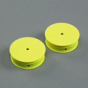 [TLR Racing] Narrow Front Wheel, Stiffezel, Yellow (2): 22 5.0 AC