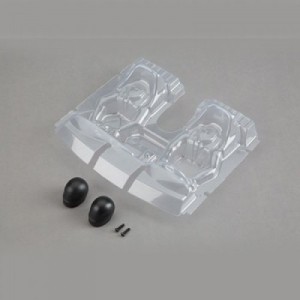 [TEAM LOSI] Interior Set with Helmets, Clear: Baja Rey
