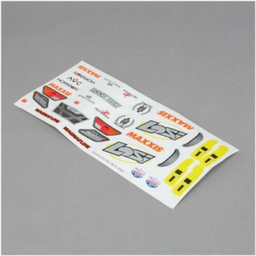 [�˾���ũ] LOS239001 [TEAM LOSI] Flrsnt YellowDecalSheet:Rock Rey ������ ��ƼĿ
