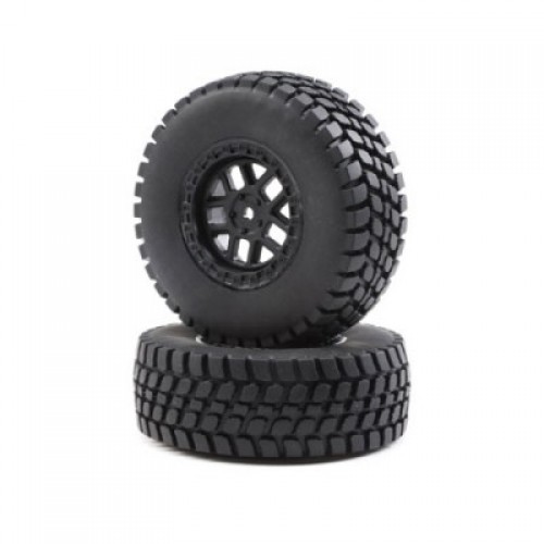 �˾���ũ LOS43025 [TEAM LOSI] Alpine Wheel and Tire Mounted (2): BR