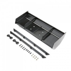 [TLR Racing] Wing and Wicker Bills, Black: 5IVE B