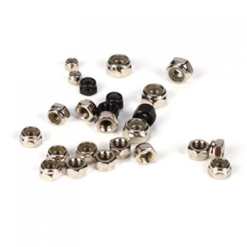�˾���ũ LOSB6590 [TEAM LOSI] Lock Nut Asst. 3,4,5,6MM (24):5IVE-T, MINI WRC