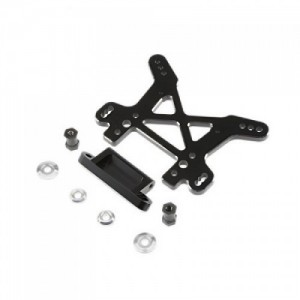 [TEAM LOSI] Shock Tower, Front, Black, Aluminum: DBXL, MTXL