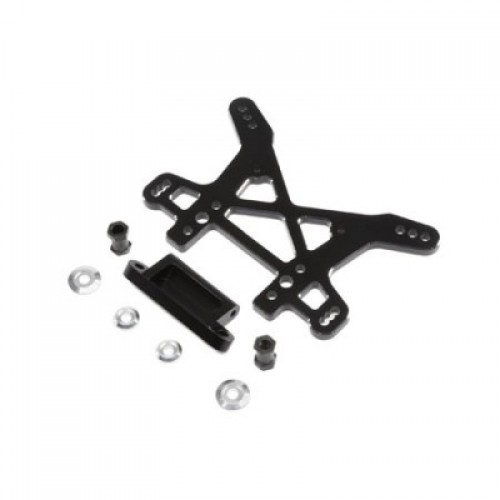 �˾���ũ LOS354005 [TEAM LOSI] Shock Tower, Rear, Black, Aluminum: DBXL, DBXL-E, MTXL