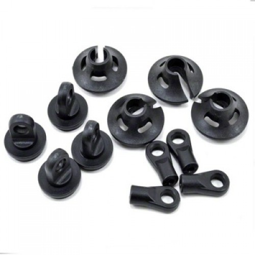 �˾���ũ LOS253006 [TEAM LOSI] Losi Desert Buggy XL Shock Spring Cup, Clip, Shock End Set (2)