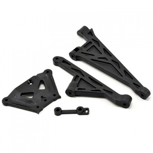 [�˾���ũ] LOSB2558 [TEAM LOSI] Team Losi Front, Rear Chassis Brace Set w/Spacer(5IVE-T)