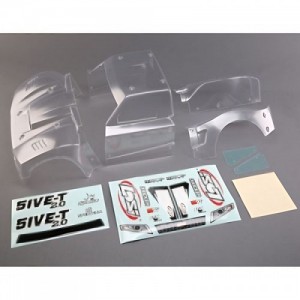 [TEAM LOSI] Complete Body Set, Clear: 5ive-T 2.0