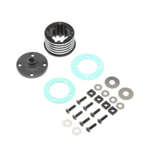 �˾���ũ LOS252066 [TEAM LOSI] Diff Housing Set, Aluminum (1): DBXL-E