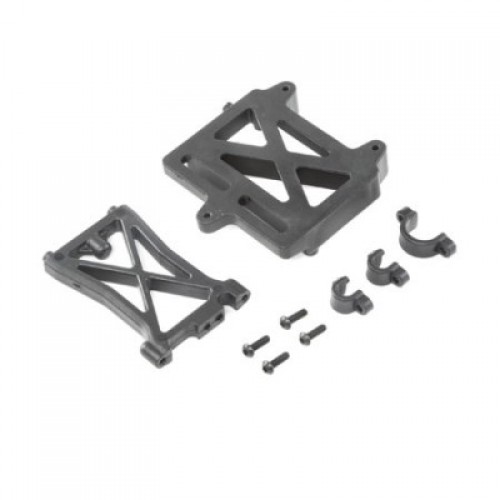 �˾���ũ LOS252060 [TEAM LOSI] ESC Mount Plate, Standoff, Clamps: DBXL-E 