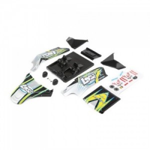 [TEAM LOSI] Body Set, Screened, Black: DBXL-E