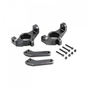 [TEAM LOSI] Front Spindle Set, Black Aluminum:  Monster Truck XL/Desert Buggy XL  �ɼ�