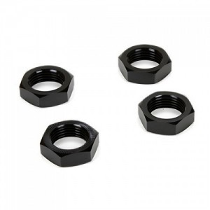 [TEAM LOSI] Wheel Nut, Black (4) (Monster Truck XL)