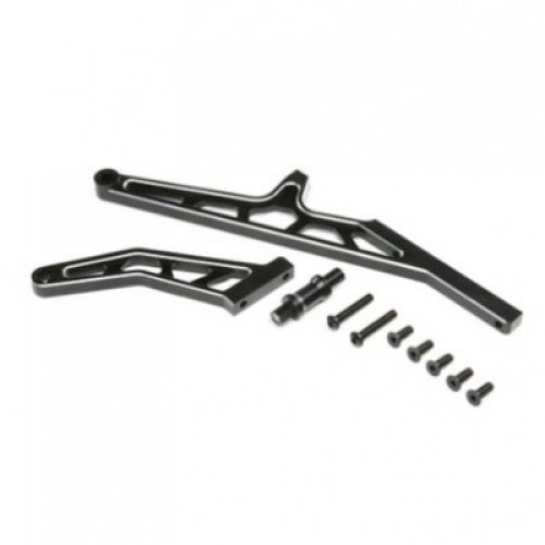 [�˾���ũ] LOS351015 [TEAM LOSI] Chassis Brace Set Rear, Aluminum Black: DBXL-E 2.0
