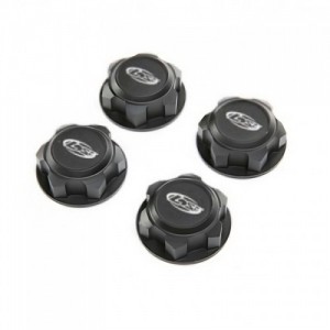 [TEAM LOSI] Wheel Nuts, Captured Black (4): DBXL-E 2.0