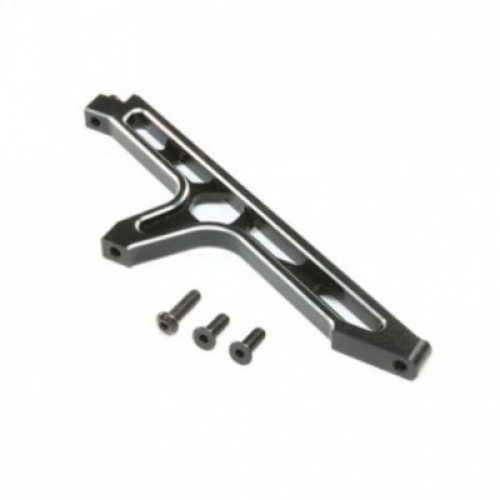 [�˾���ũ] LOS351016 [TEAM LOSI] Chassis Brace, Front, Aluminum, Black: DBXL-E 2.0