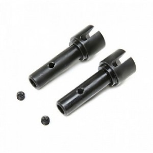 [TEAM LOSI] Rear Stub Axle, 5mm Pin (2):  DBXL-E 2.0