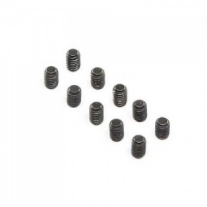 [TEAM LOSI] Set Screws, Stl, BO, Flat Point, M4 x 6mm (10)