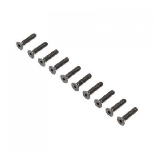 �˾���ũ LOS255020 [TEAM LOSI] Flat Head Screws, Stl, BO, M4 x 18mm (10)
