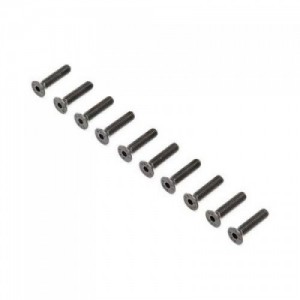 [TEAM LOSI] Flat Head Screws, Stl, BO, M4 x 18mm (10)