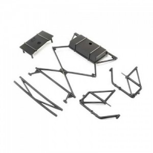 [TEAM LOSI] Rear Body Mount Bar L, R, X-Bar: Super Baja Rey