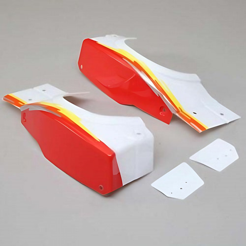 �˾���ũ LOS250029 [TEAM LOSI] L/R Rear Fender Set, Red: Super Baja Rey