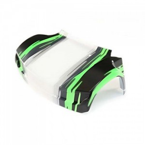 [TEAM LOSI] Front Hood, Black: Super Baja Rey