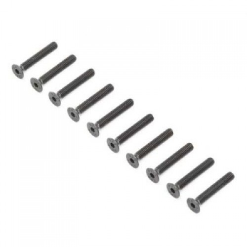 �˾���ũ LOS255018 [TEAM LOSI] Flat Head Screws, Stl, BO, M4 x 16mm (10)