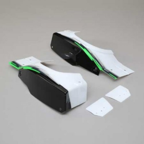 �˾���ũ LOS250027 [TEAM LOSI] L/R Rear Fender Set, Black: Super Baja Rey