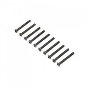 [TEAM LOSI] Button Head Screws, Stl, BO, M4 x 35mm (10)