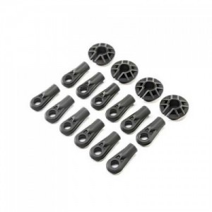 [TEAM LOSI] Shock and Rod Ends,Spring Cups(12): Super Baja Rey