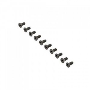 [TEAM LOSI] Flat Head Screws, Stl, BO, M4 x 10mm (10)