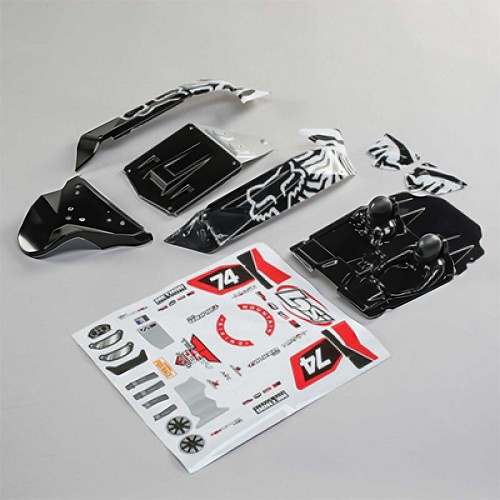 �˾���ũ LOS230071 [TEAM LOSI] Body Set, FOX Racing:Tncty DB Pro Smart