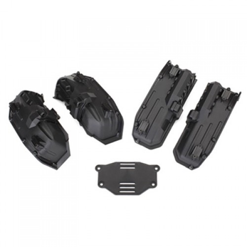 [�˾���ũ] AX8080 [Traxxas] AX8080 Fenders, inner (narrow), front & rear (2 each)/ rock light covers (8)/ battery plate/ 3x8 flathead screws (4)