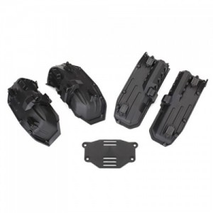 [Traxxas] AX8080 Fenders, inner (narrow), front & rear (2 each)/ rock light covers (8)/ battery plate/ 3x8 flathead screws (4)