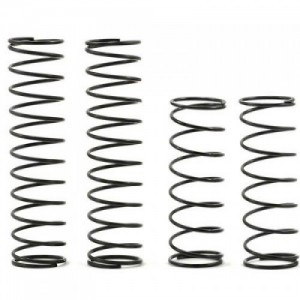[TEAM LOSI] Team Losi Front, Rear Shock Spring Set (4) (Black - Medium) (Ten-T/810/TEN-SCTE/TEN-SCT Nitro)