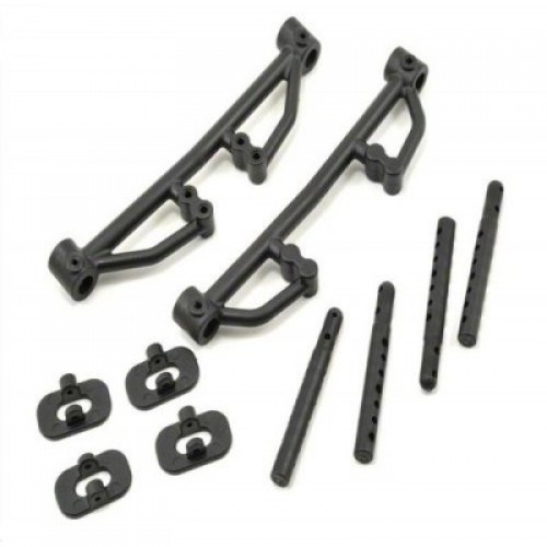 �˾���ũ LOSB2414 [TEAM LOSI] Losi Front/Rear Body Mount Set w/Post (TEN-RALLY/TEN-SCTE/TEN-SCTE 2.0/TEN-SCT Nitro)