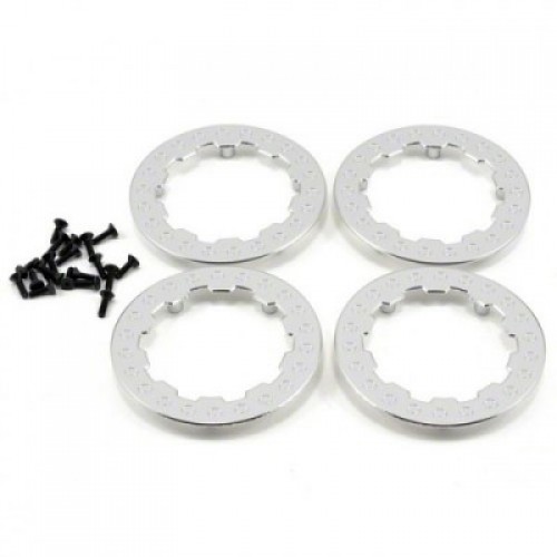 �˾���ũ LOSB7019 [TEAM LOSI] [LOSB7019] TEN-SCTE Beadlock Ring Set w/Screws (Chrome) (4)