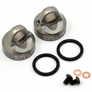 [TLR Racing] Aluminum Bleeder Shock Cap Set (2)  (Option Part)