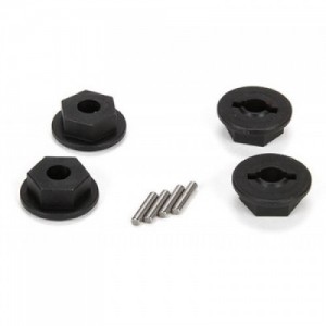 [TEAM LOSI] Wheel Hex w/Pins (4):TEN-MT