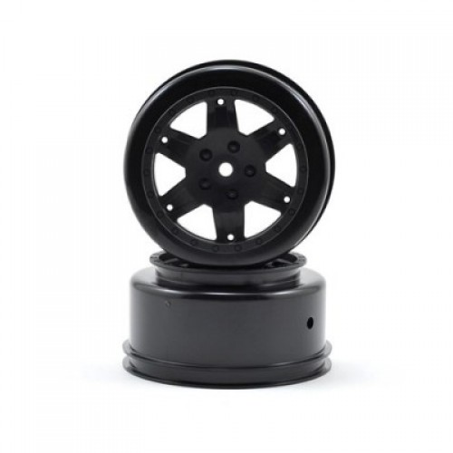�˾���ũ TLR7011 [TLR Racing] Team Losi Racing 12mm Hex Short Course Wheels (Black) (2) (22SCT/TEN-SCTE/Ten-MT)
