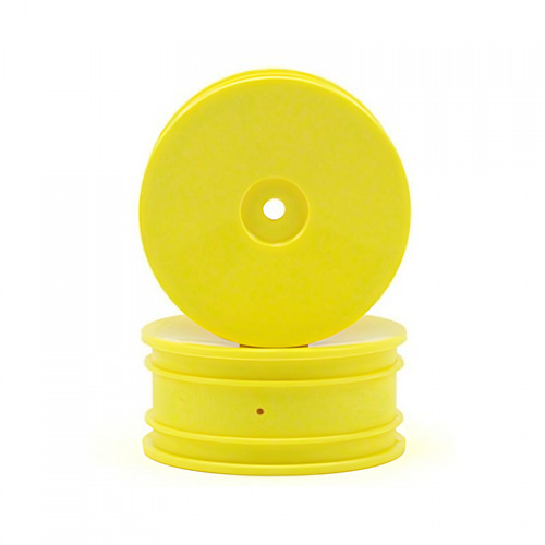 �˾���ũ LOSB1953 [TEAM LOSI] Team Losi Front Wheel Set (Yellow) (2) (Mini 8IGHT)