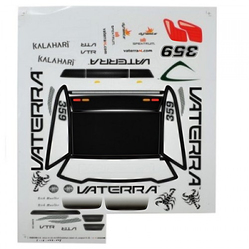 �˾���ũ VTR219001 [VATERRA] Kalahari Desert Truck Sticker Sheet(1/14 Mini Desert Truck �ɼ�)