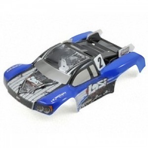 [TEAM LOSI] Losi 1/24 Micro SCTE Painted Body (Blue)